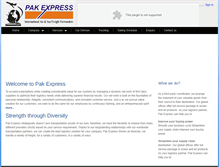 Tablet Screenshot of pak-express.com